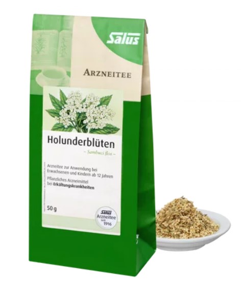 HOLUNDERBLÜTEN Arzneitee Sambuci flos Salus HOLUNDERBLÜTEN Arzneitee Sambuci flos Salus